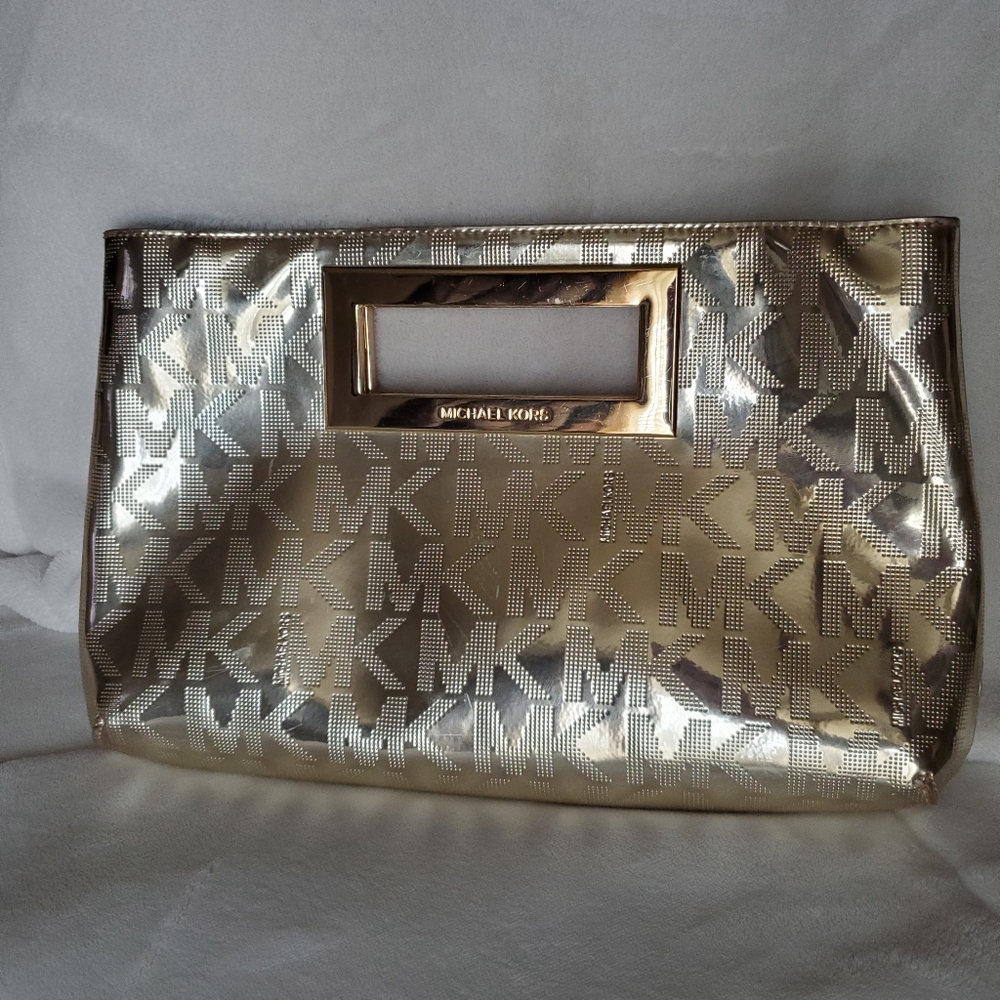 Michael Kors Monogram Clutch